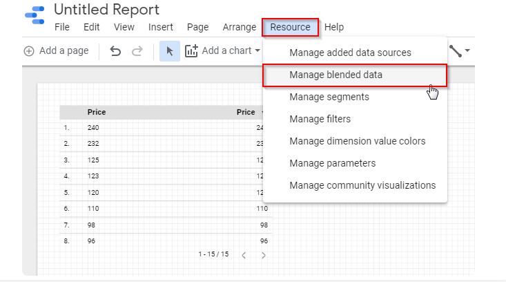 Set Up Data Blending With Google Data Studio